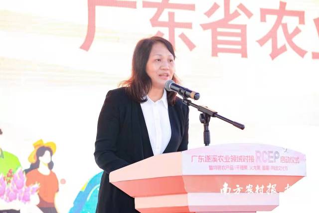 省農業農村廳二級巡視員羅惠蘭  南方農村報 吳秒衡 拍攝
