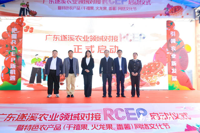 遂溪縣農業領域對接RCEP正式啟動  南方農村報 吳秒衡 拍攝