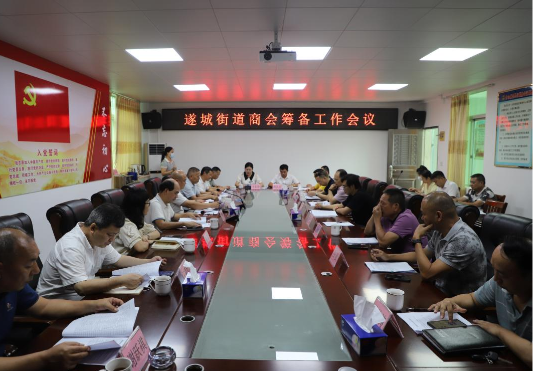 政企同心聚合力 雙向奔赴開(kāi)新局——遂城街道商會(huì)籌備工作會(huì)議順利召開(kāi)